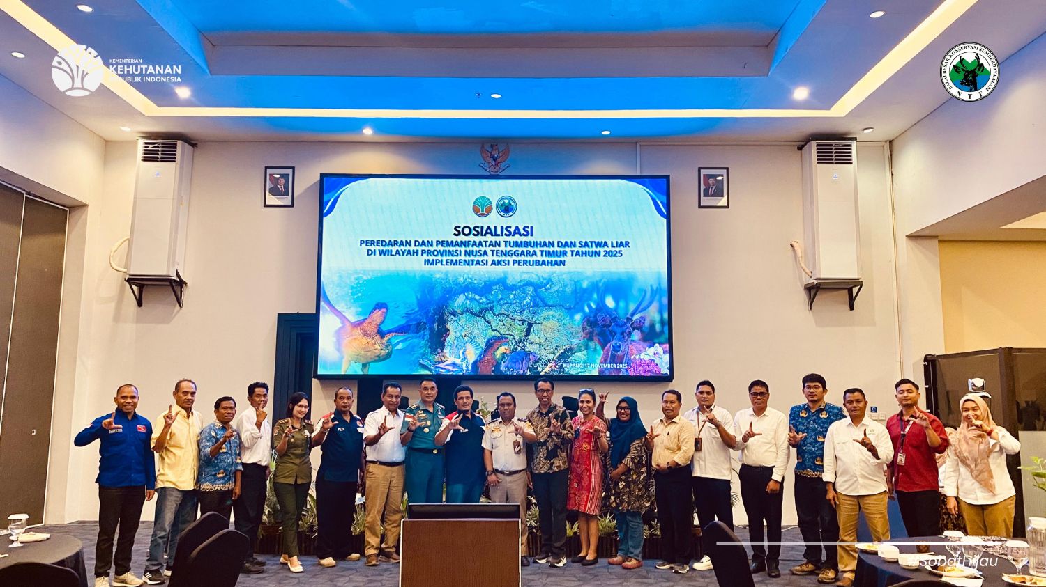 BBKSDA NTT Gelar Rakornis dan Sosialisasi Peredaran Tumbuhan dan Satwa Liar